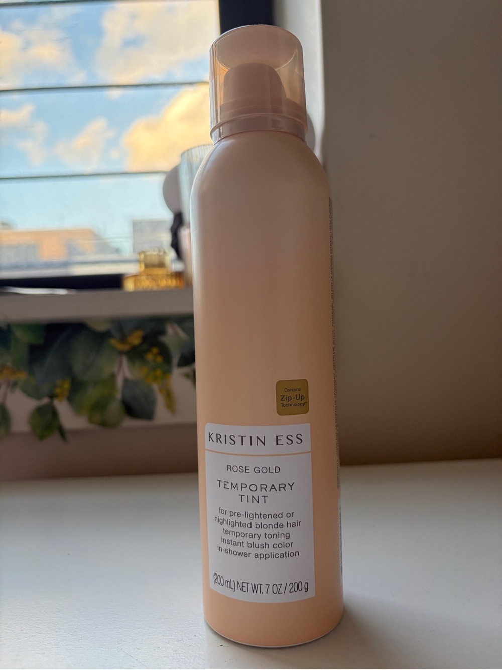 Kristin Ess Rose Gold Temporary Tint - Rose Gold